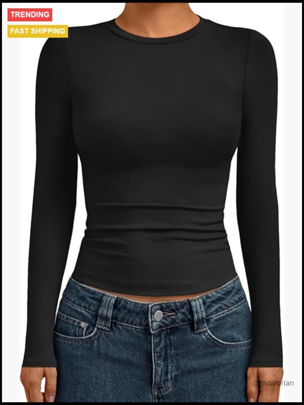 Long Sleeve Compression Underscrubs Slim Fit Crew Neck Top